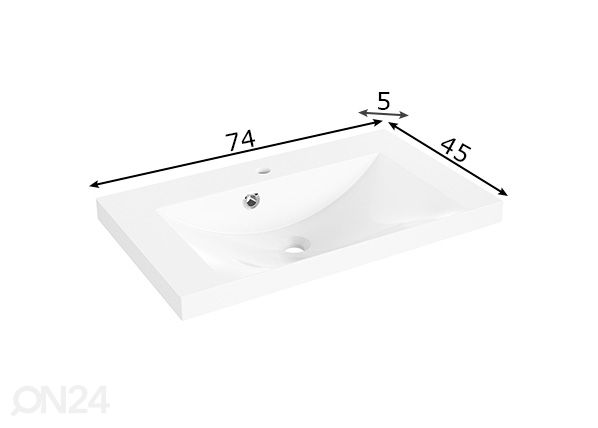 Valamukapp + mineraalvalamu 945 h57x74x45 cm