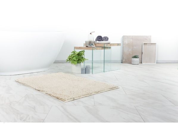 Vannitoavaip Fluffy Ivory 40x60 cm