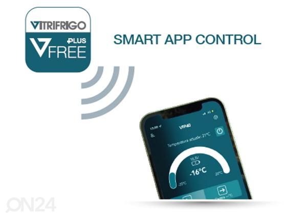 VFree Plus portatiivne 2 sektsiooniga külmik (bluetooth kontroll), 72 L