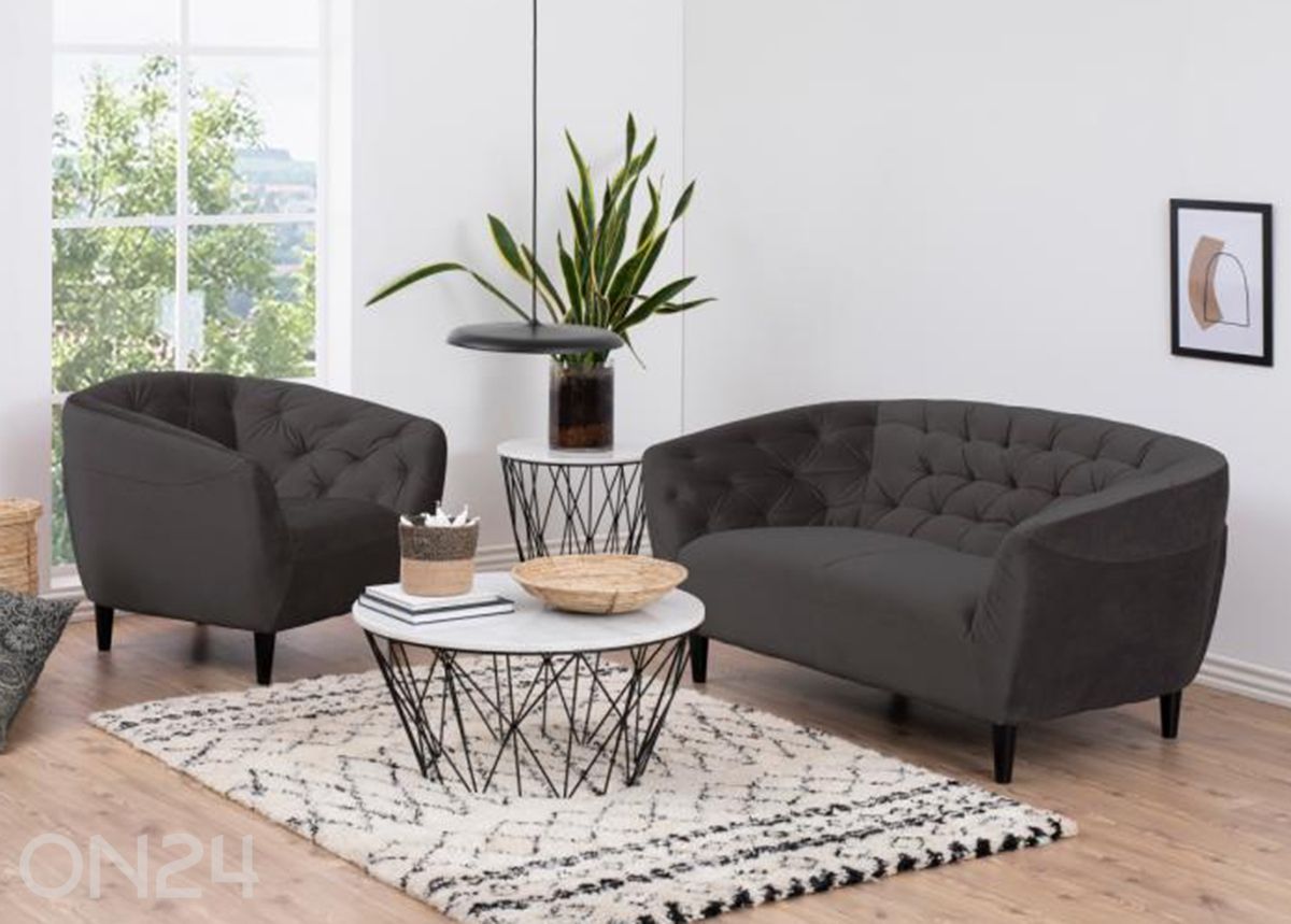 2-kohaline diivan Clovis suurendatud