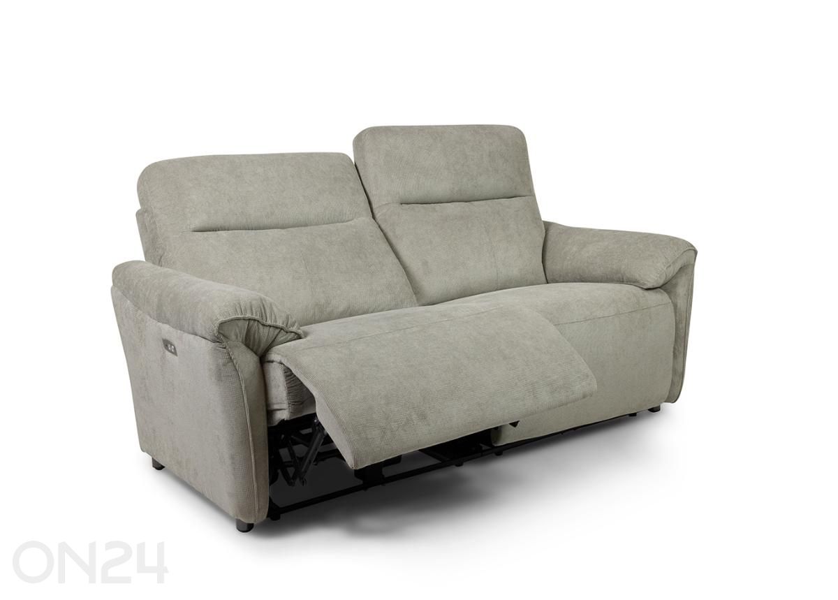 2-kohaline diivan Mica elektriline recliner suurendatud