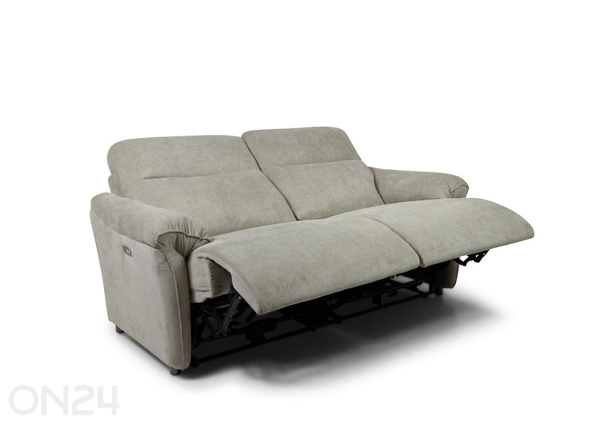 2-kohaline diivan Mica elektriline recliner suurendatud
