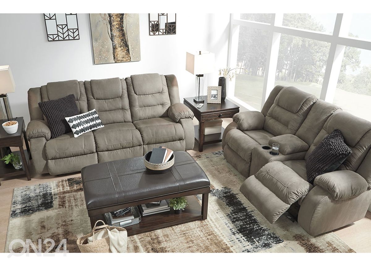 2-kohaline diivan recliner suurendatud