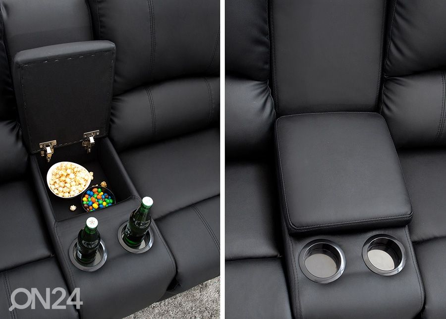 2-kohaline diivan recliner Hollywood suurendatud