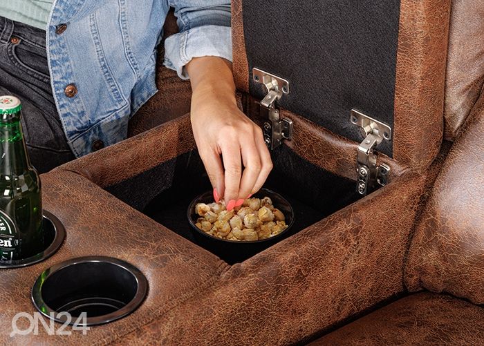2-kohaline diivan recliner Hollywood suurendatud