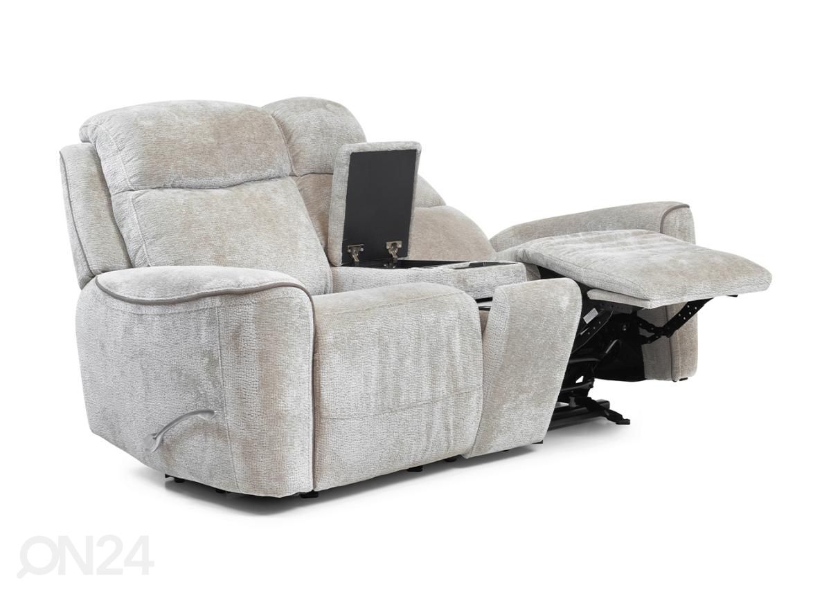 2-kohaline recliner diivan suurendatud
