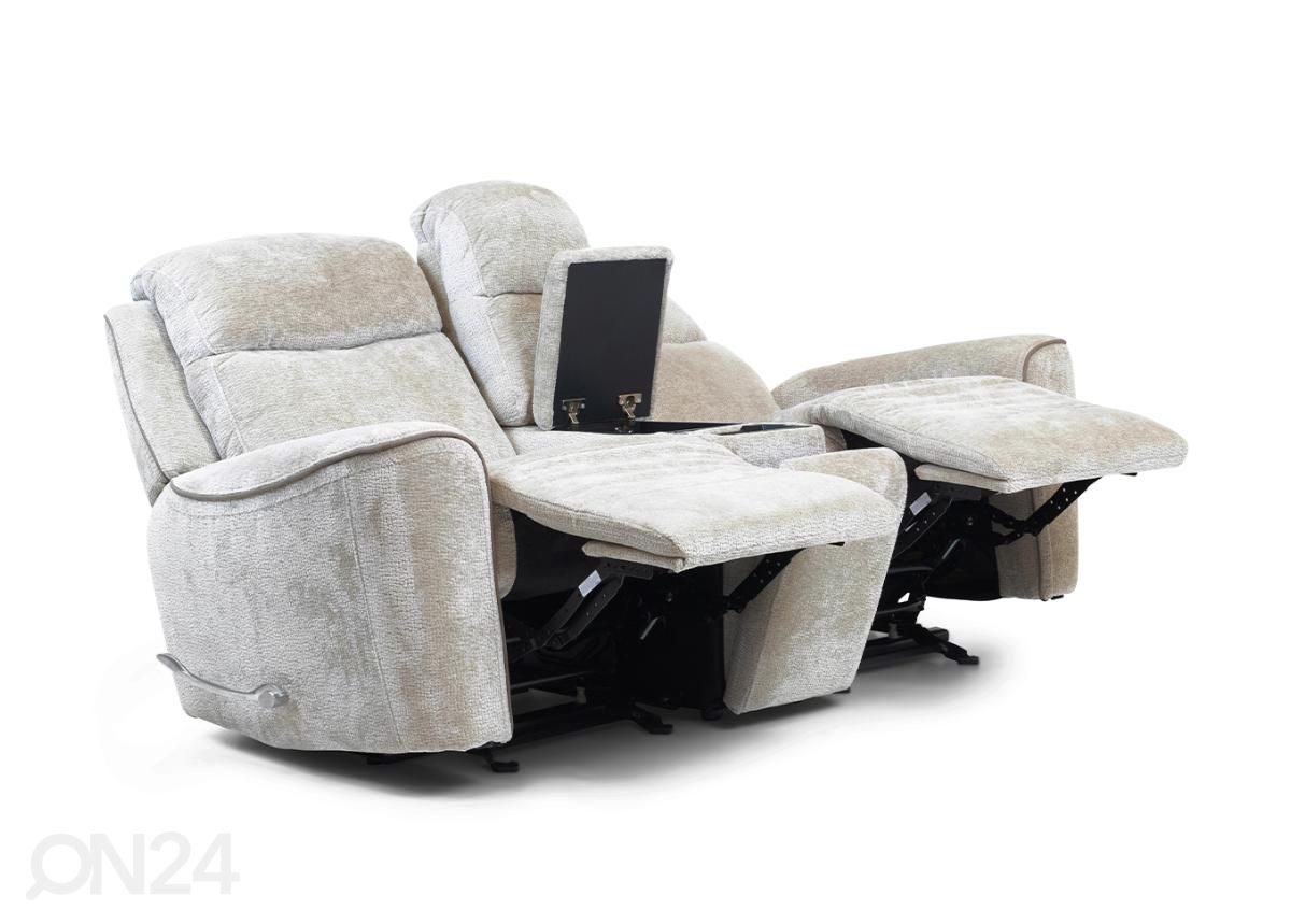 2-kohaline recliner diivan suurendatud
