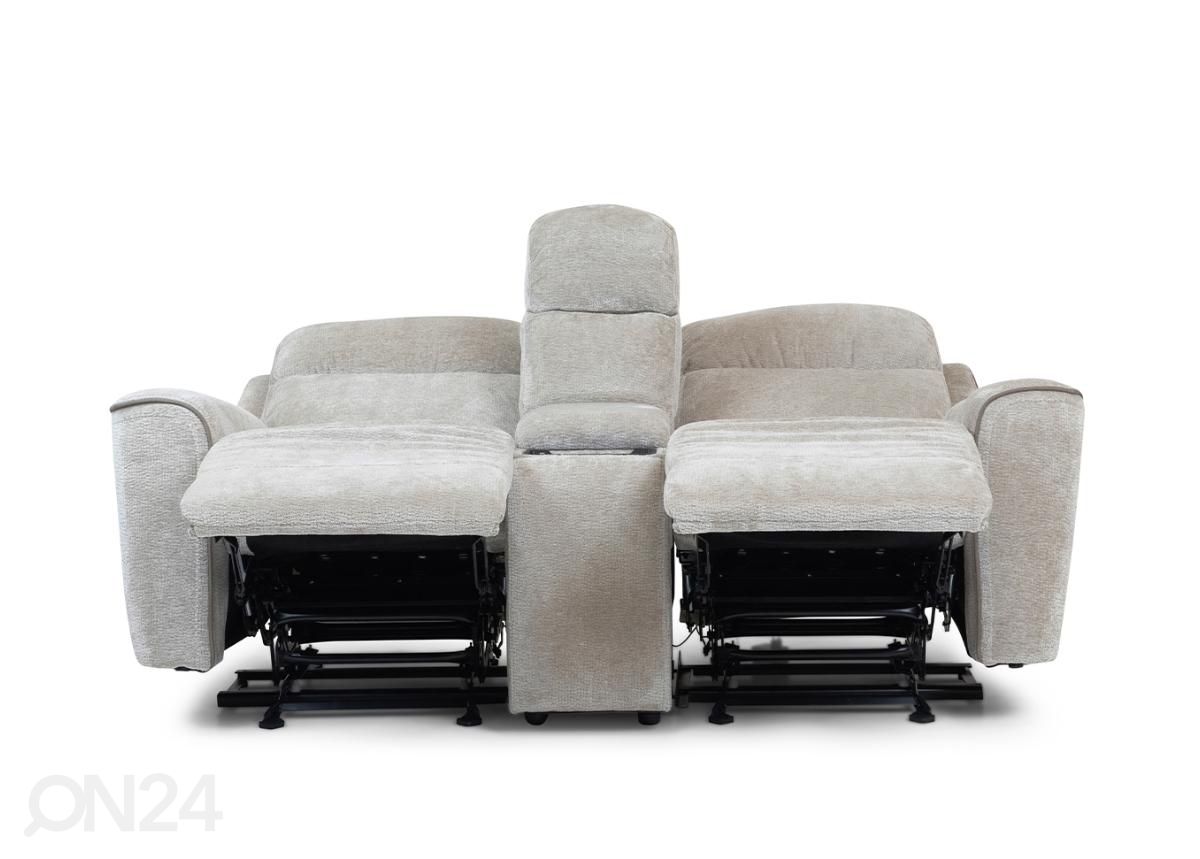 2-kohaline recliner diivan suurendatud