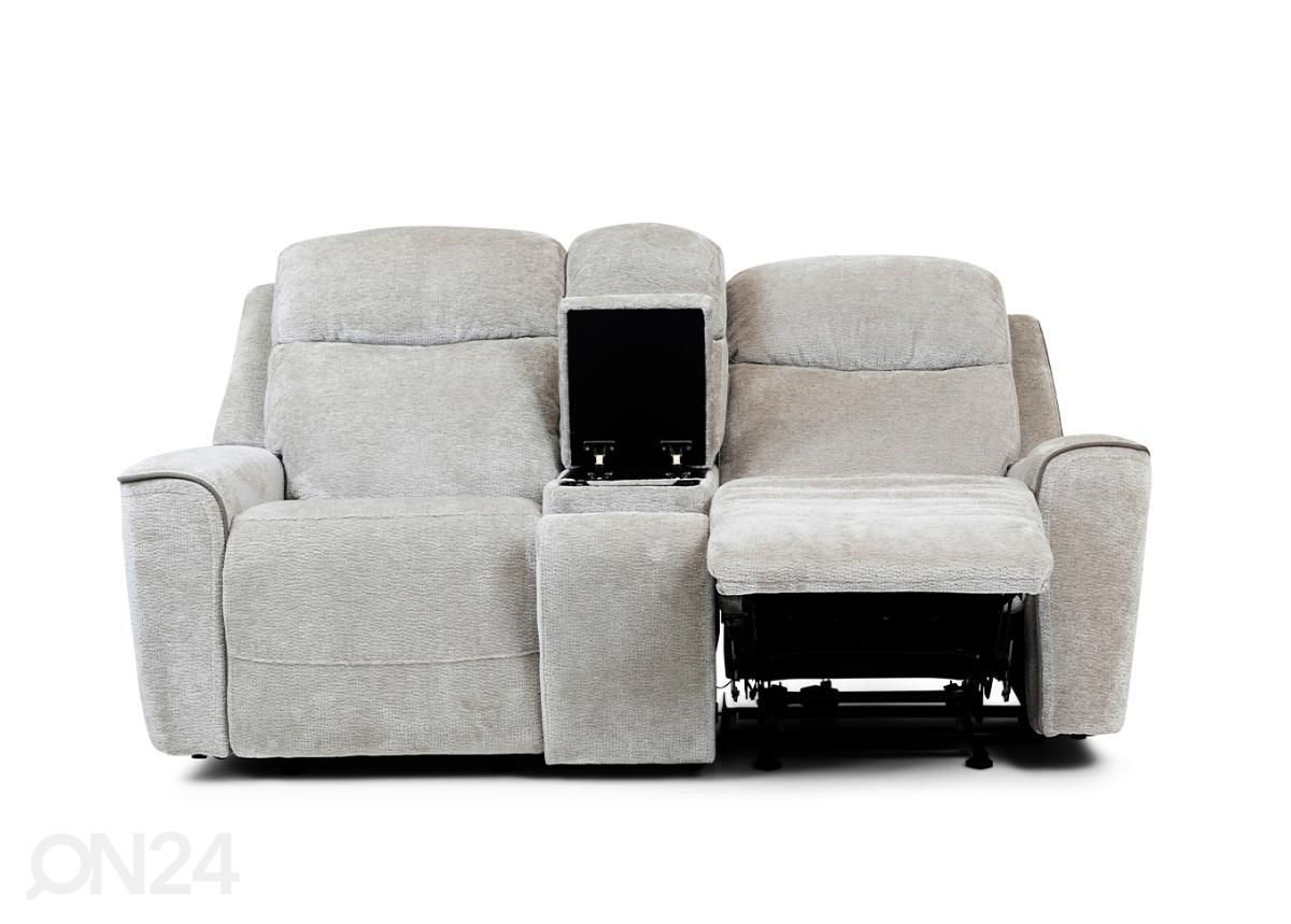 2-kohaline recliner diivan suurendatud