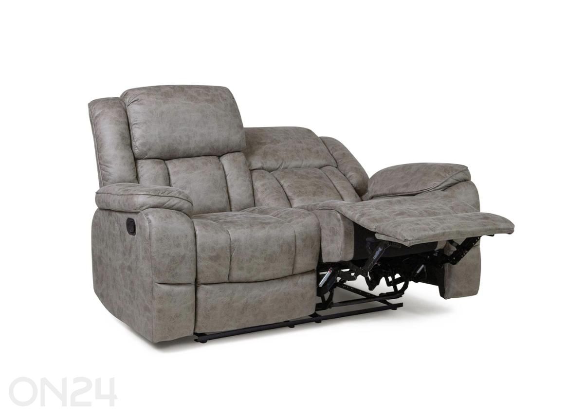 2-kohaline recliner diivan Lowell suurendatud