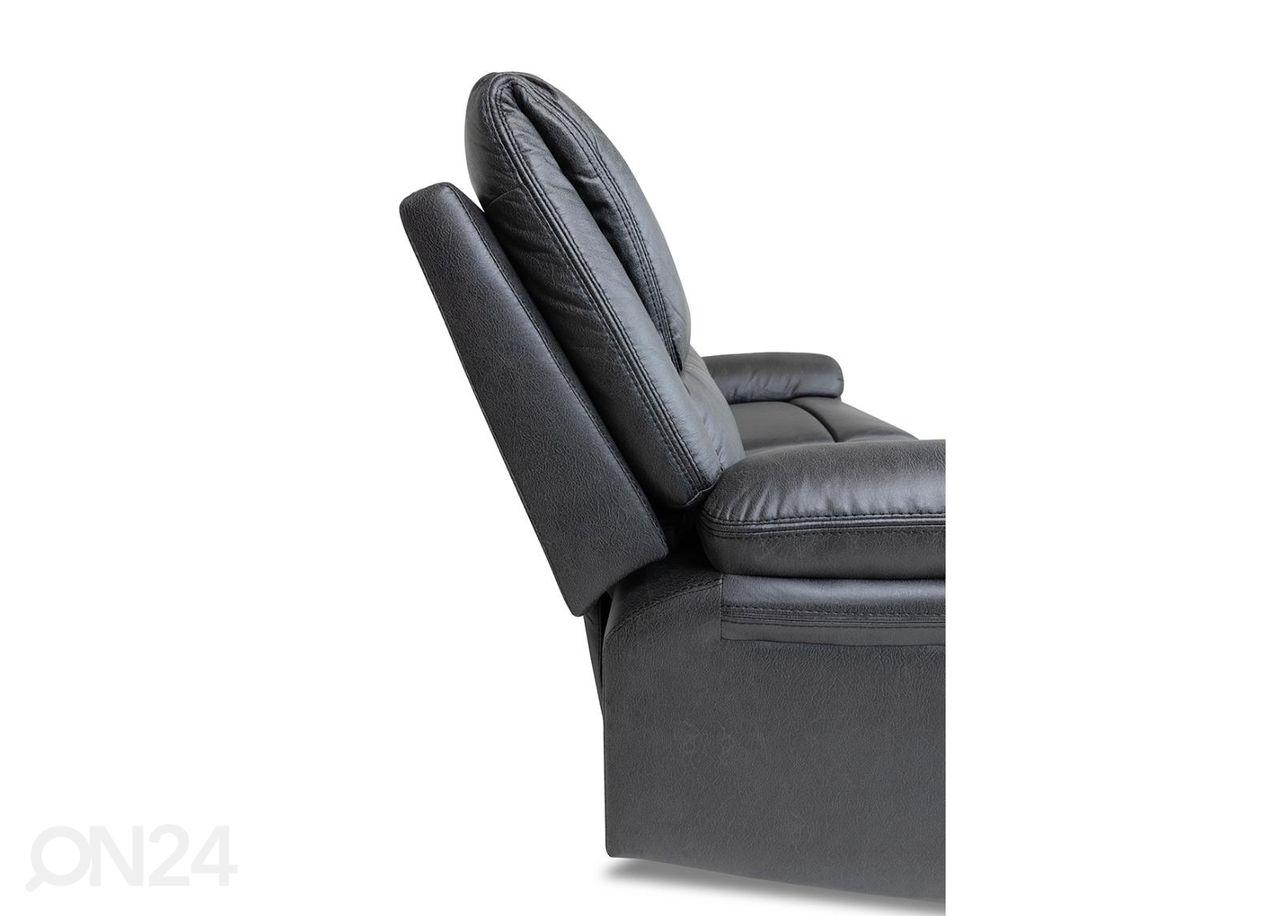3-kohaline diivan (must) suurendatud