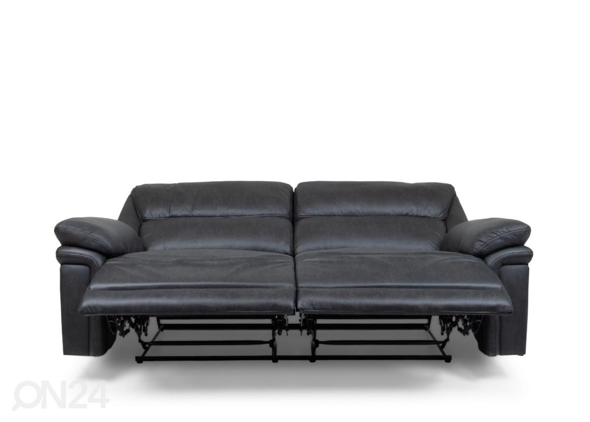 3-kohaline diivan (must) suurendatud