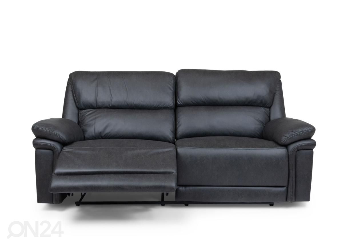 3-kohaline diivan (must) suurendatud