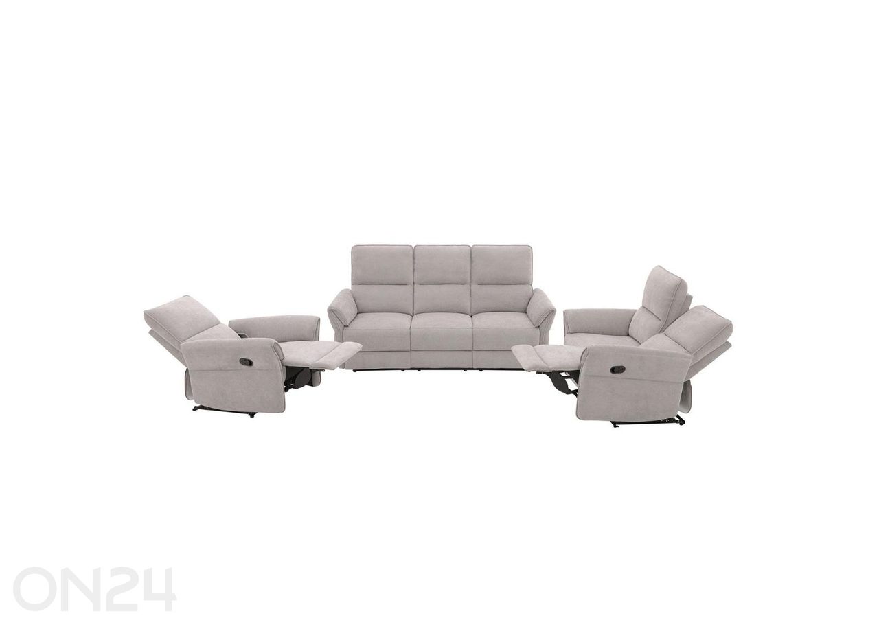 3-kohaline diivan Damika Recliner suurendatud