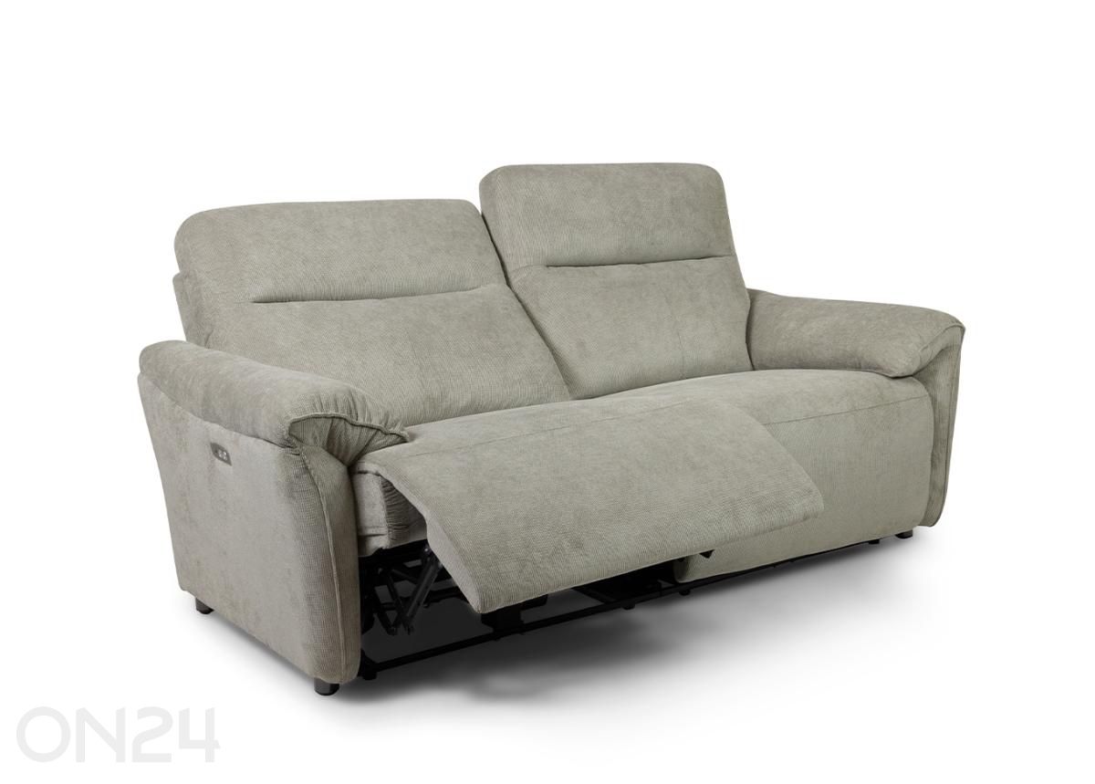 3-kohaline diivan Mica elektriline recliner suurendatud