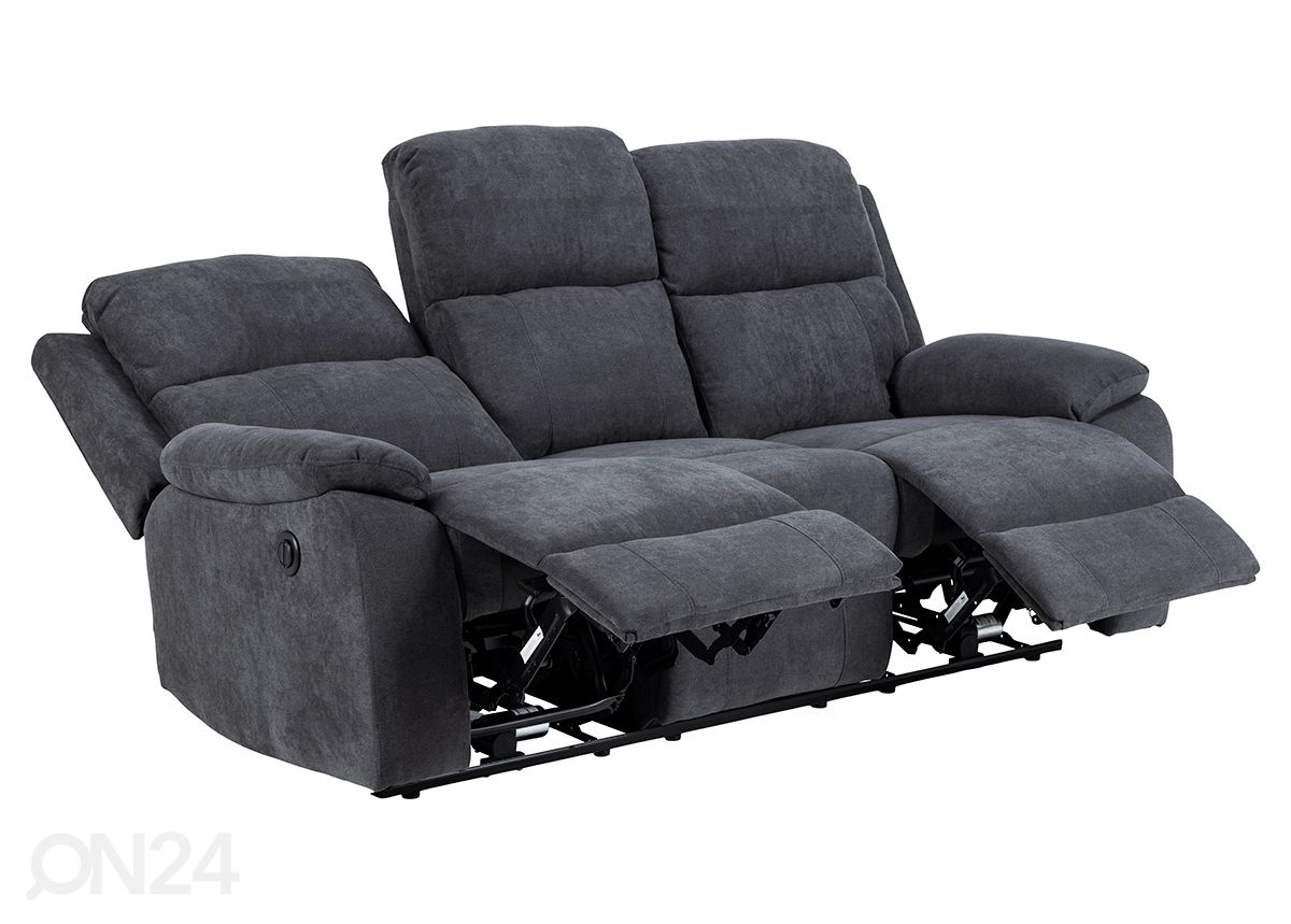 3-kohaline diivan recliner Clint suurendatud