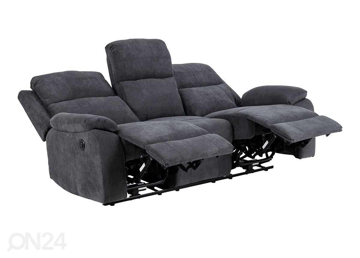 3-kohaline diivan recliner Clint suurendatud