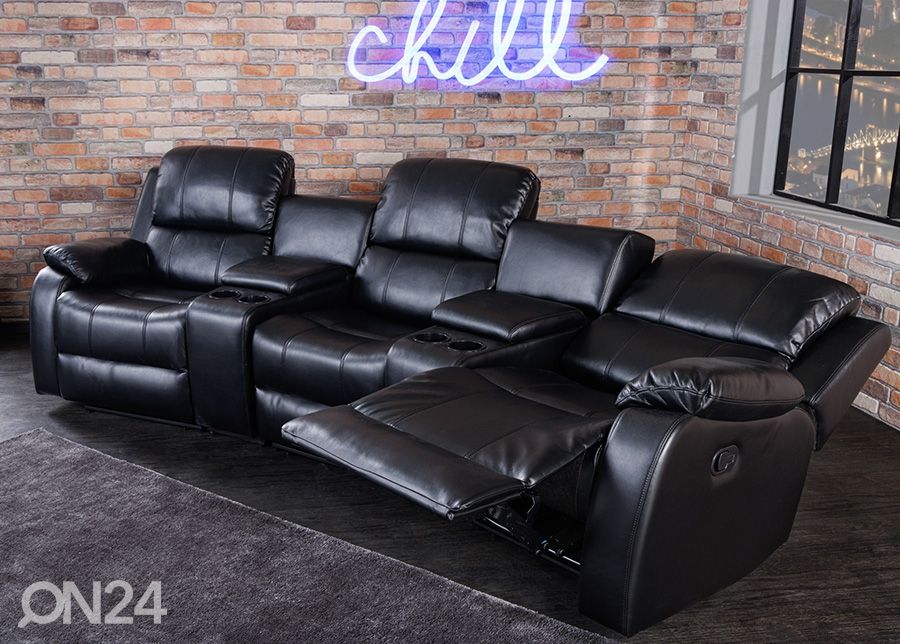 3-kohaline diivan recliner Hollywood suurendatud