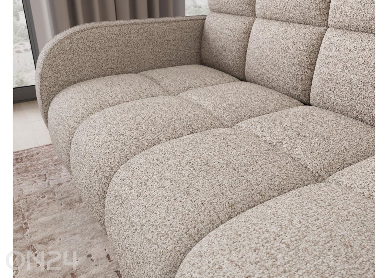 3-kohaline diivanvoodi Deverio suurendatud