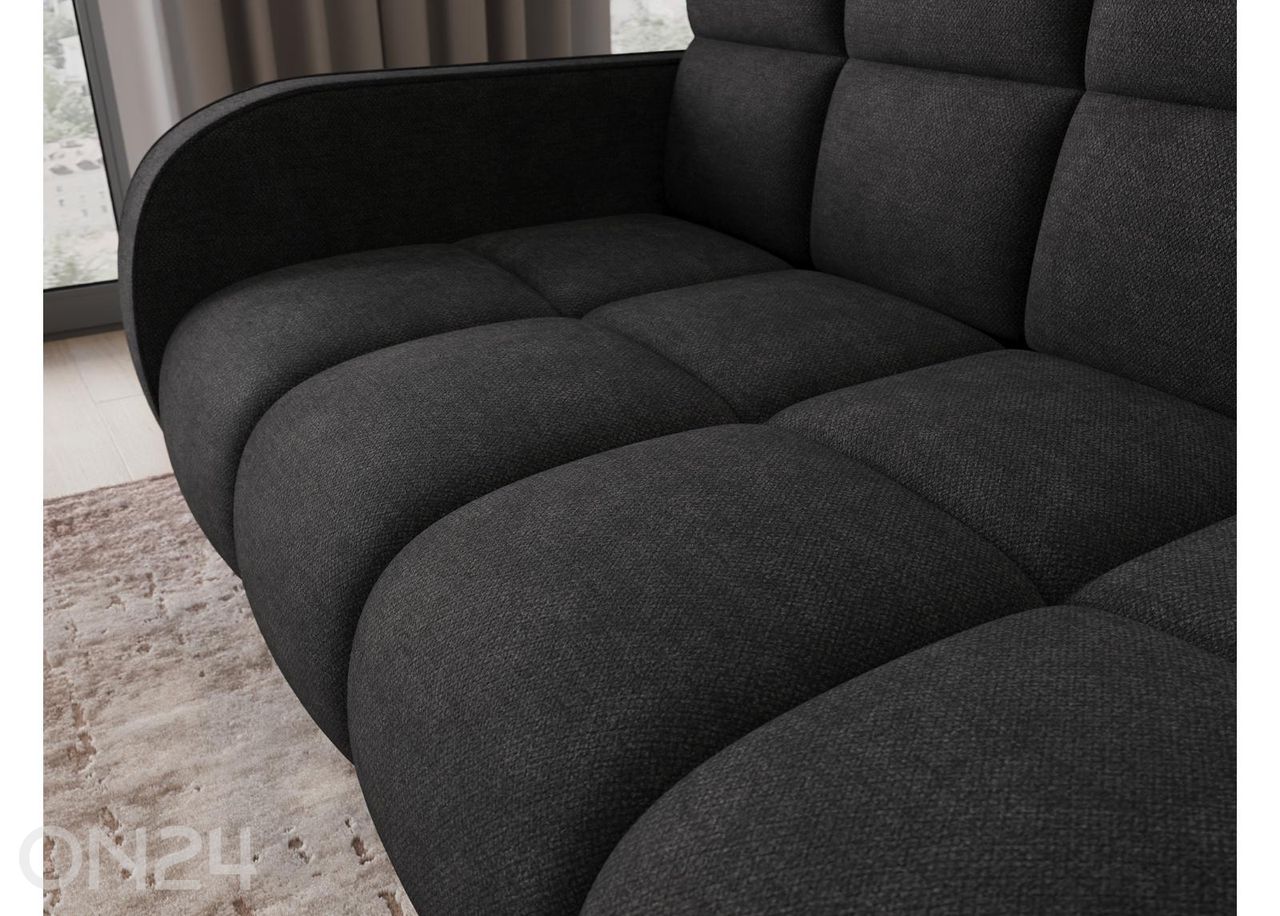 3-kohaline diivanvoodi Deverio suurendatud