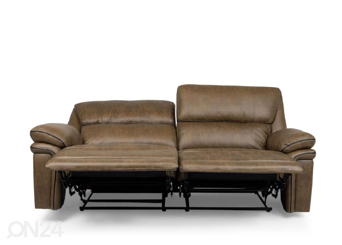 3-kohaline recliner (pruun) suurendatud
