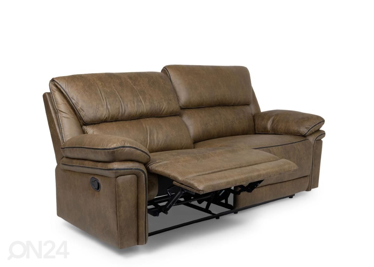 3-kohaline recliner (pruun) suurendatud