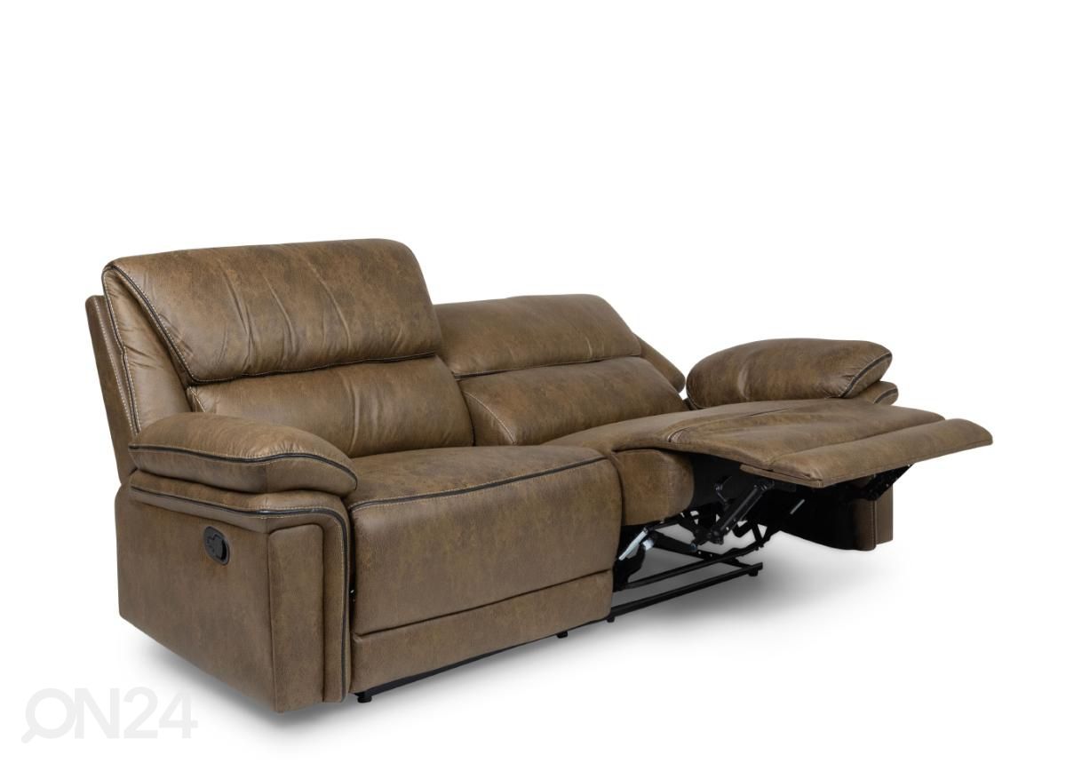 3-kohaline recliner (pruun) suurendatud