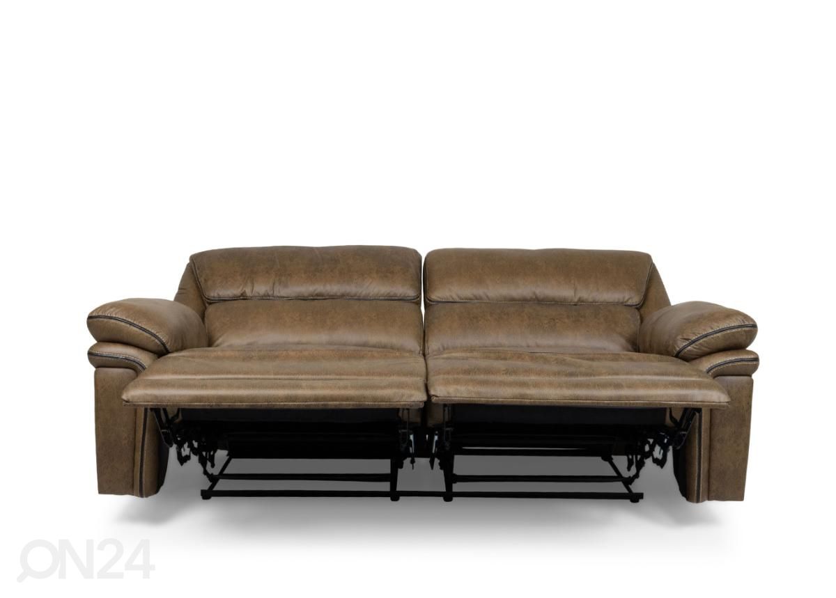 3-kohaline recliner (pruun) suurendatud