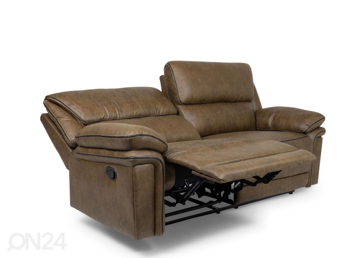 3-kohaline recliner (pruun) suurendatud