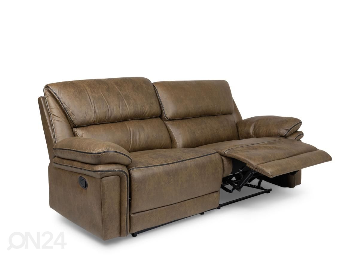 3-kohaline recliner (pruun) suurendatud