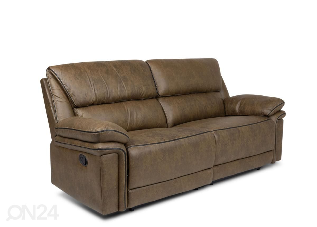 3-kohaline recliner (pruun) suurendatud