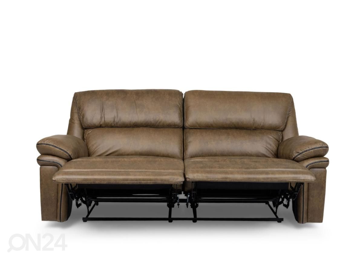 3-kohaline recliner (pruun) suurendatud