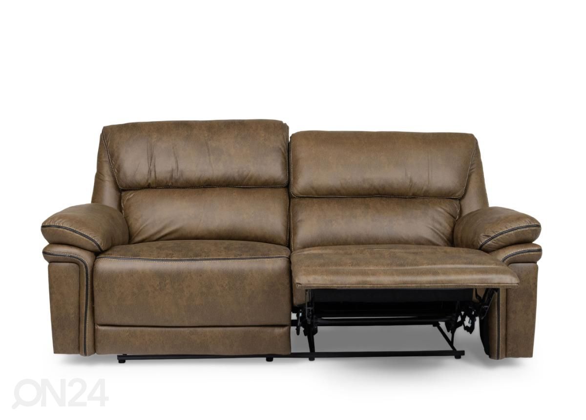3-kohaline recliner (pruun) suurendatud