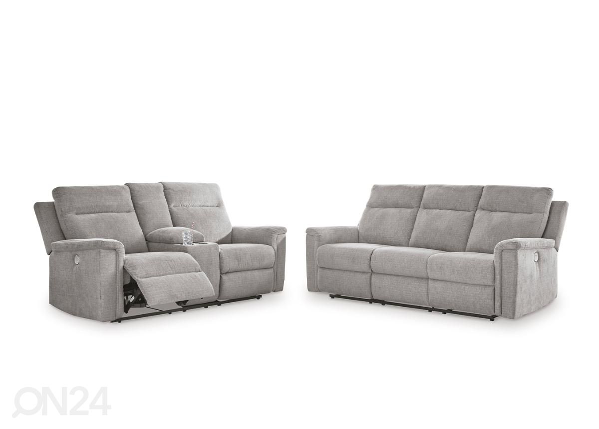 3-kohaline recliner diivan (elektriline) suurendatud