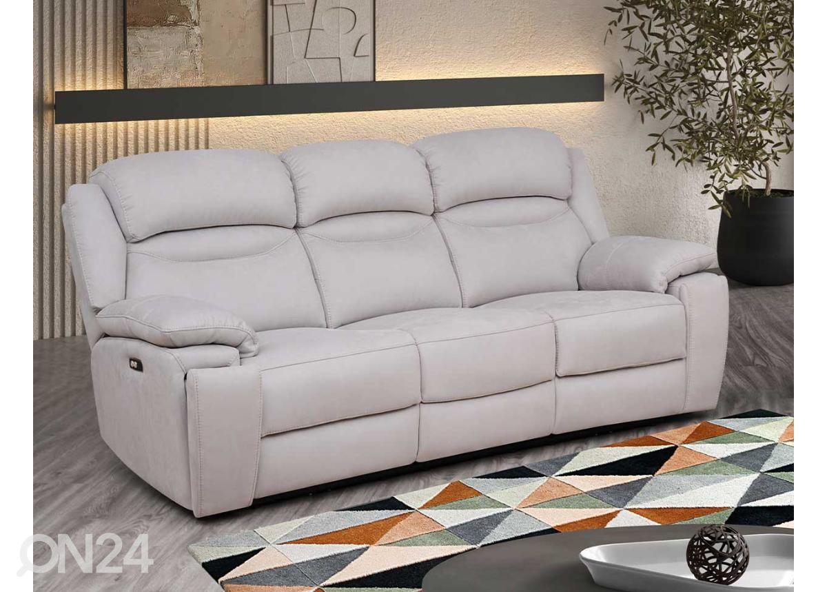 3-kohaline recliner diivan (elektriline) suurendatud