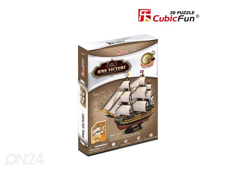 3D pusle Purjekas CUBICFUN suurendatud