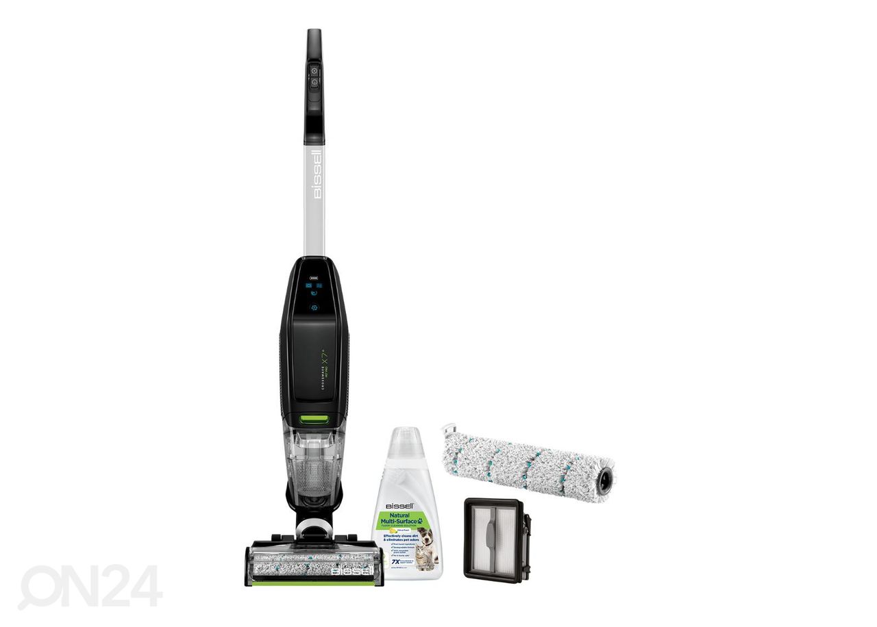 3in1 põrandapuhastaja Bissell CrossWave Cordless X7 Plus Pet Pro 3400N suurendatud