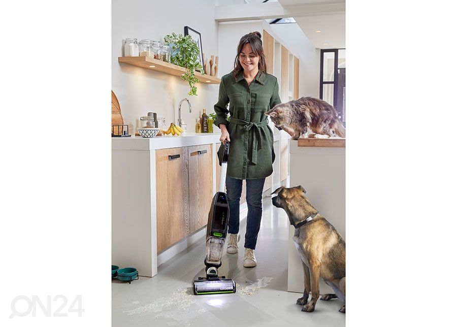 3in1 põrandapuhastaja Bissell CrossWave Cordless X7 Plus Pet Pro 3400N suurendatud