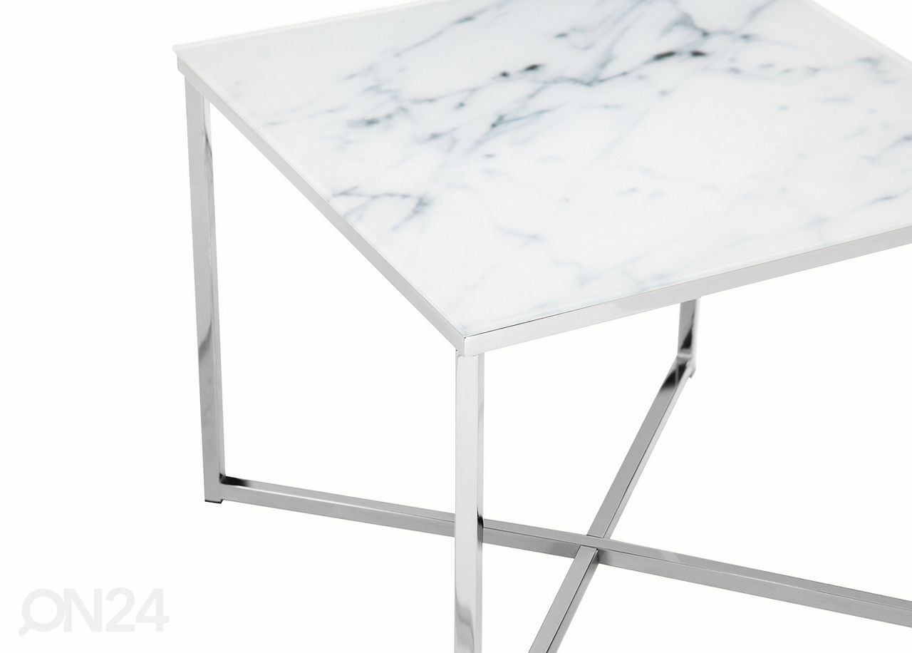 Abilaud 50x50 cm, valge suurendatud