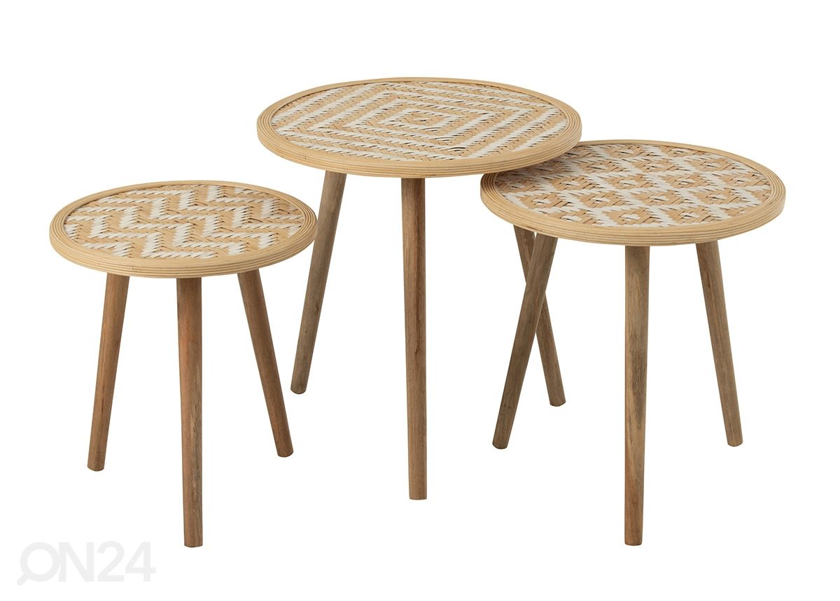 Abilaudade komplekt Patterns, 3 tk suurendatud