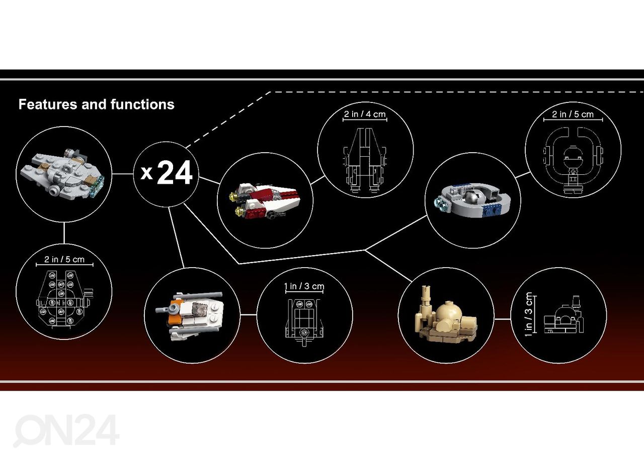 Advendikalender LEGO Star Wars suurendatud