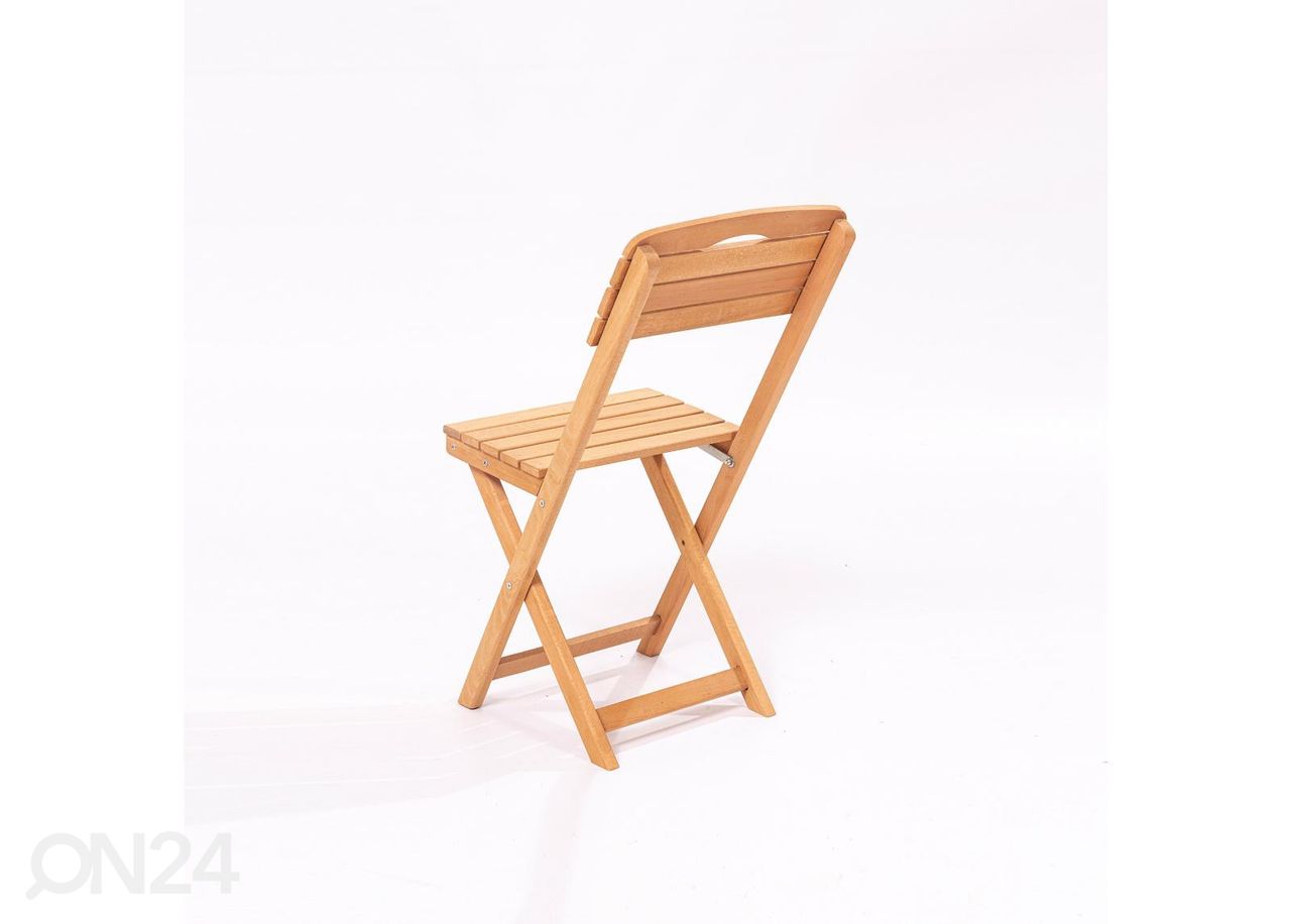Aiamööbel 2 tooli + aialaud 50x50 cm suurendatud