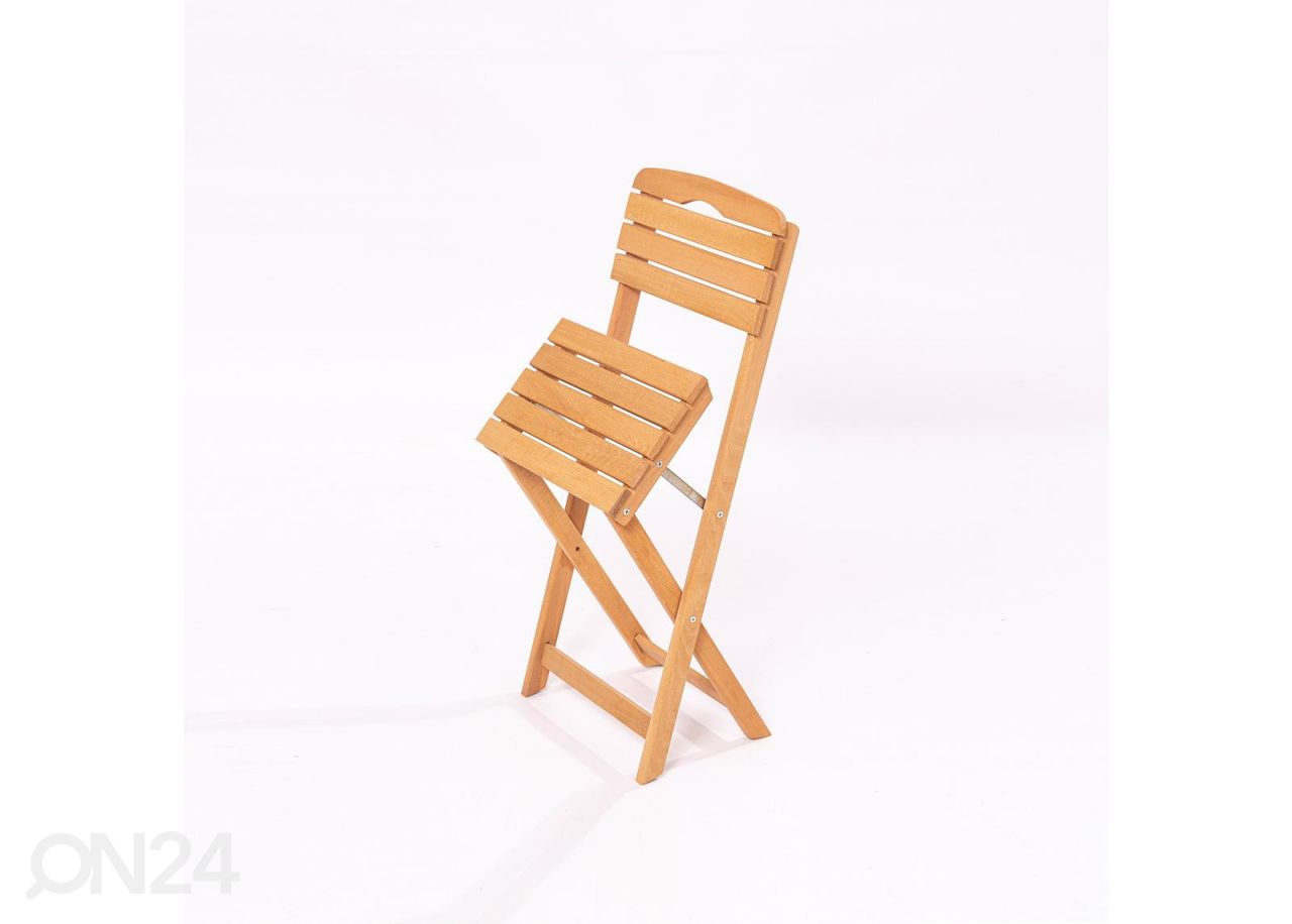 Aiamööbel 2 tooli + aialaud 50x50 cm suurendatud
