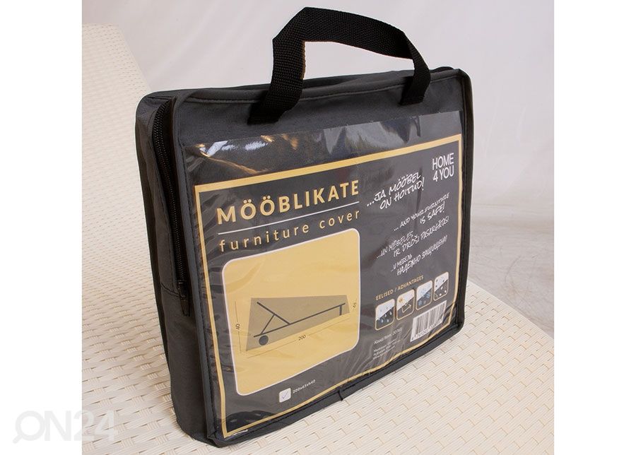 Aiamööbli kate 200x65x40 cm suurendatud