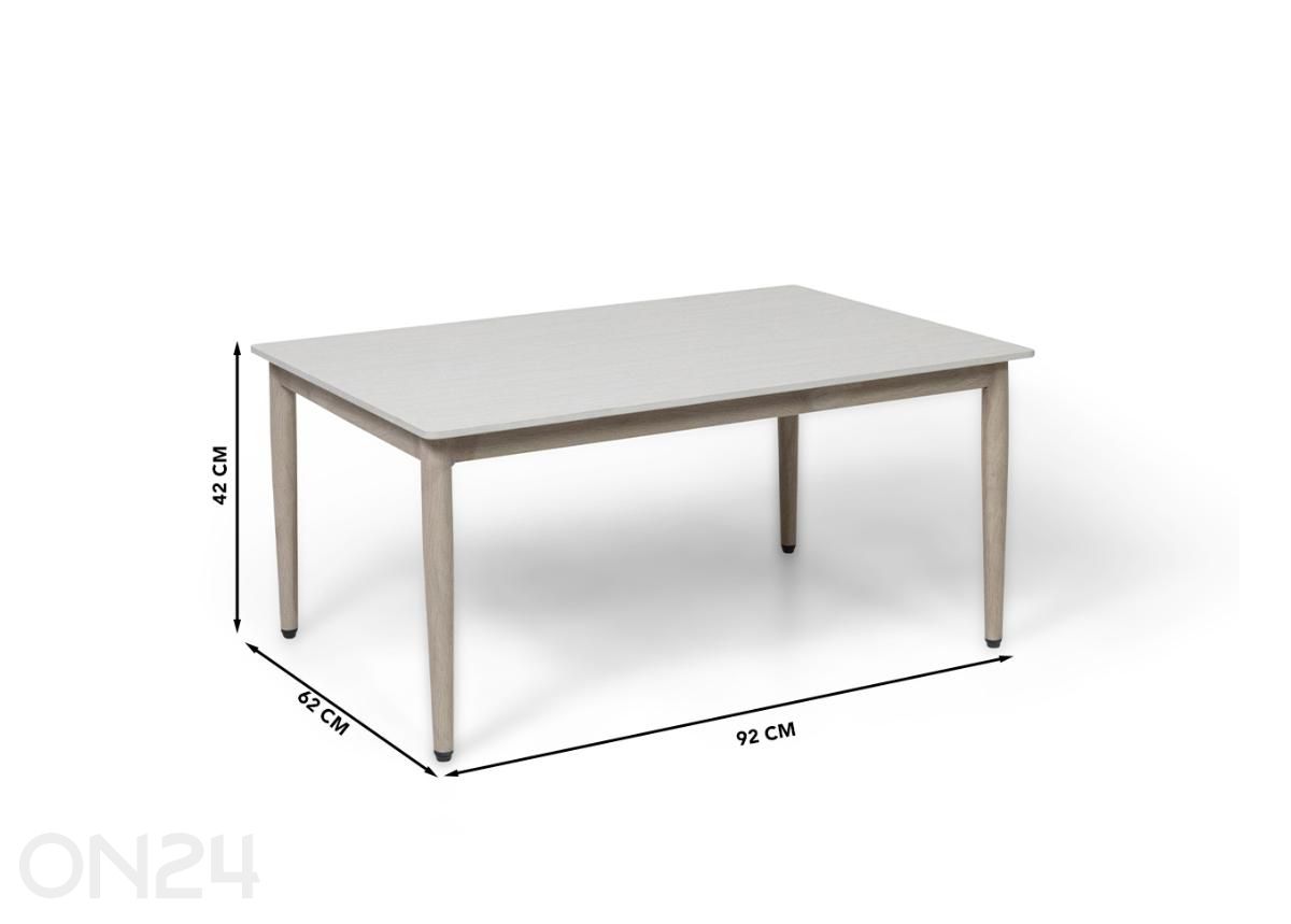 Aiamööbli komplekt Candela suurendatud