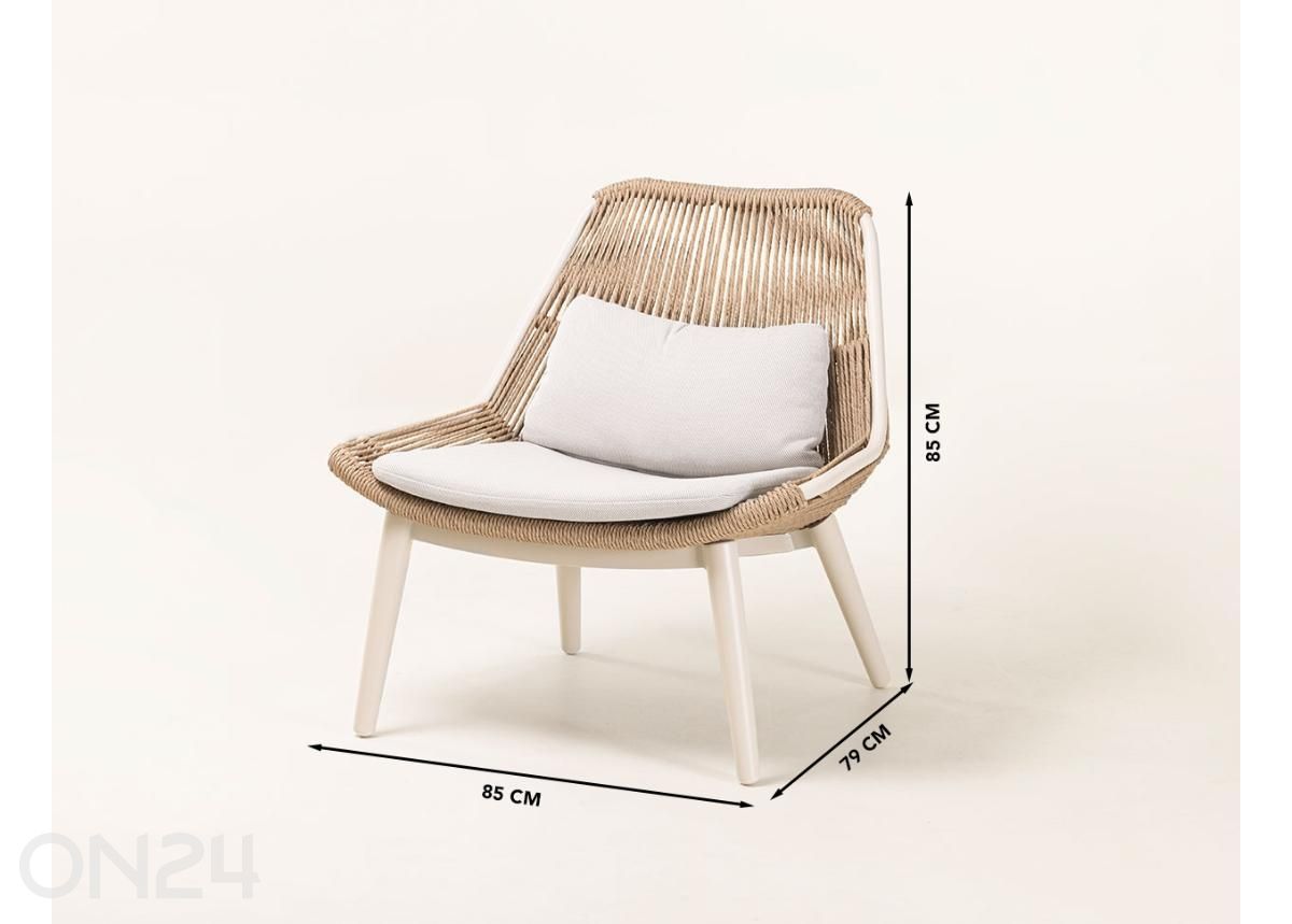 Aiamööbli komplekt Como suurendatud