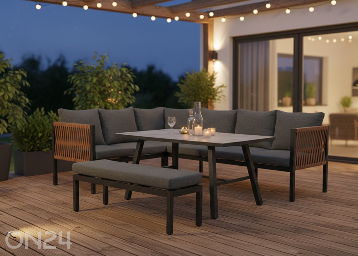 Aiamööbli komplekt Texas suurendatud