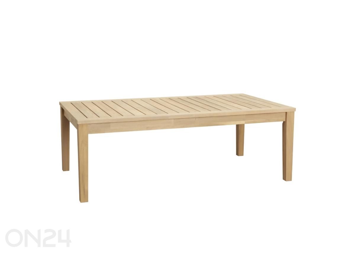 Aiamööbli komplekt Zamora laud+2 tooli+diivan, kreem suurendatud