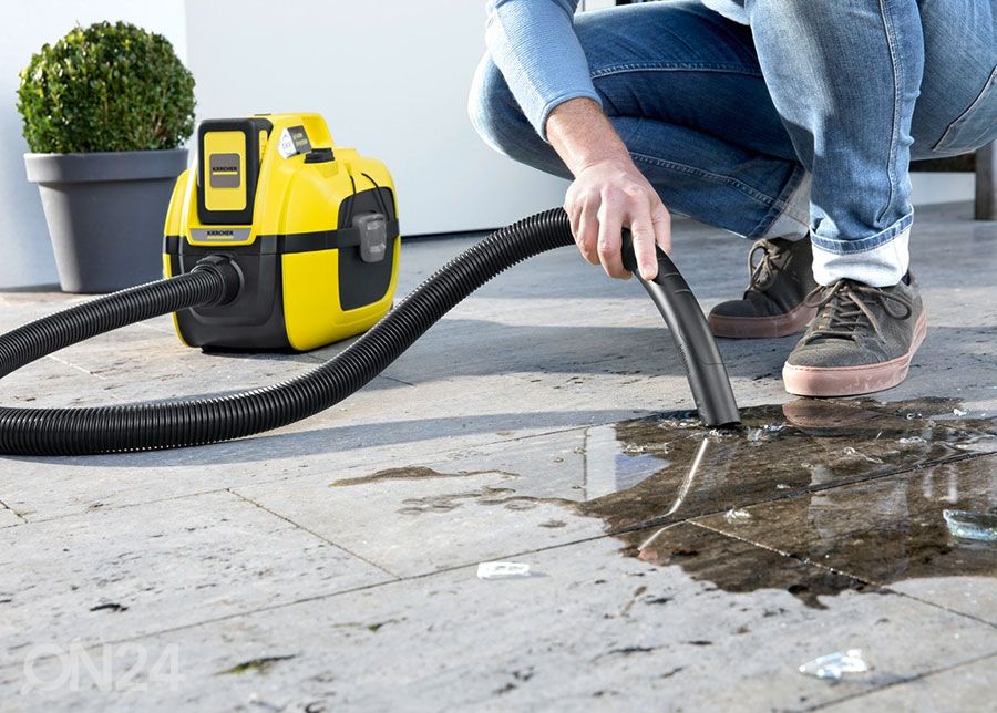 Akuga tolmuimeja WD 1 Compact Battery Set suurendatud