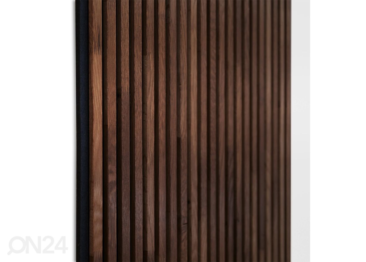 Akustiline seinapaneel täispuidust 240x60 cm suurendatud